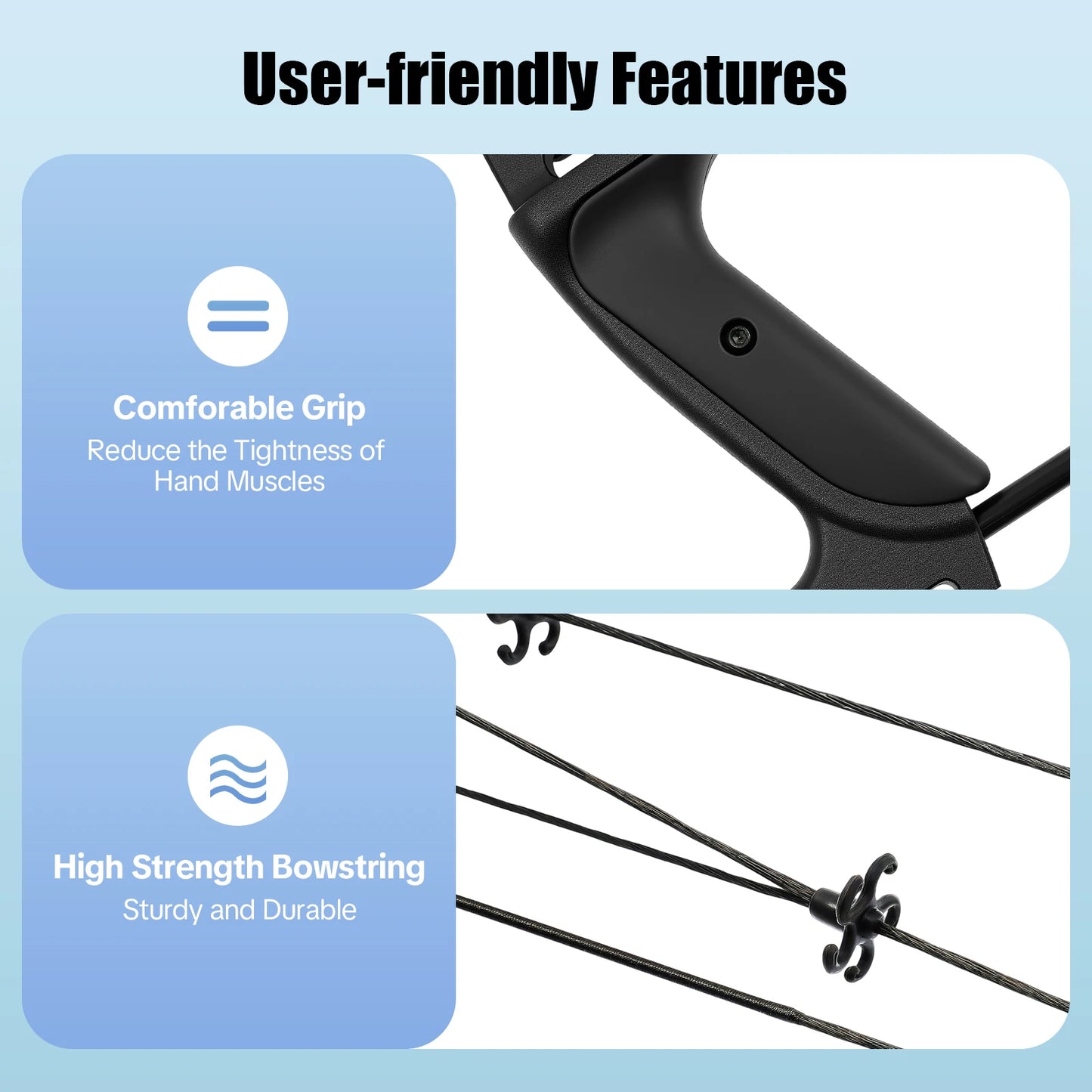Compound Bow For Adults, Right Hand, Hunting Kit: 3 Pin Lighted Sight For Outdoor Competition, Hunting, Training