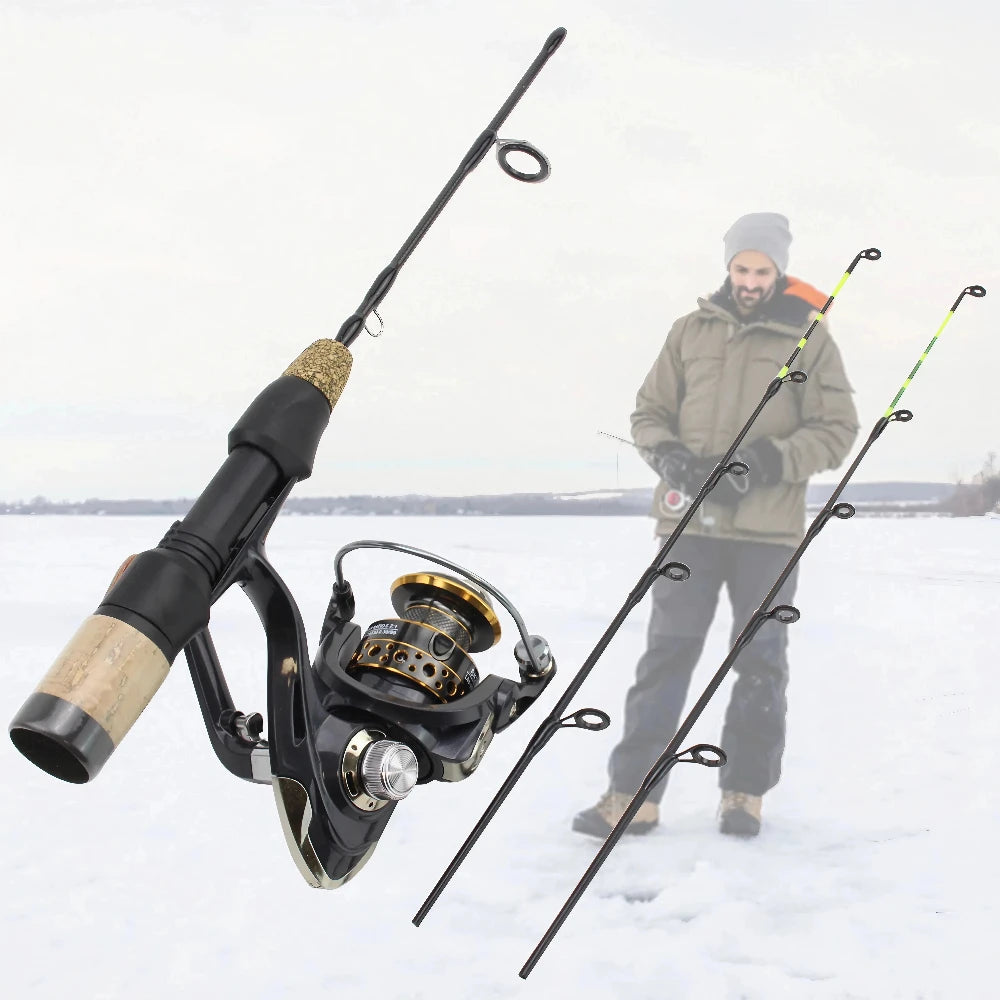 1pc-60cm/ 23.62inch-Carbon Fiber Multi-Function Fishing Rod (Single Fishing Rod)-Winter Fishing-Durable and Lightweight