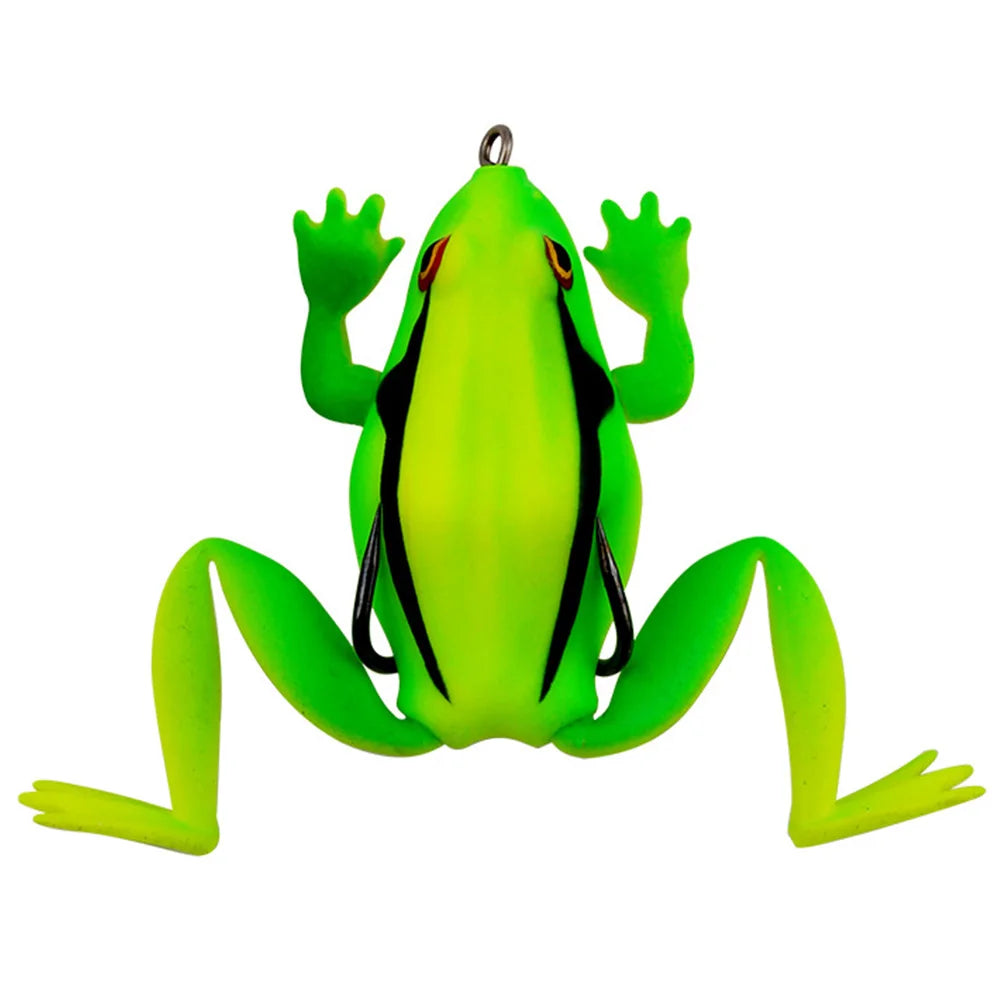 Frog Lure Fishing Bait 6.5cm 19g Floating Soft Frog Fishing Lure Topwater Wobbler Soft Bait for Bass Catfish Fishing Tools