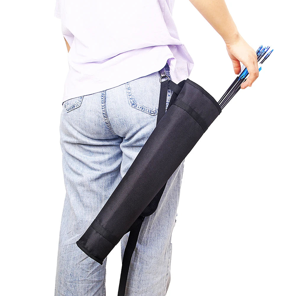 Archery Arrow Quiver Holder Adjustable Archery Back Arrow Quiver Holder Arrow Holder for Bow Hunting and Target Practicing